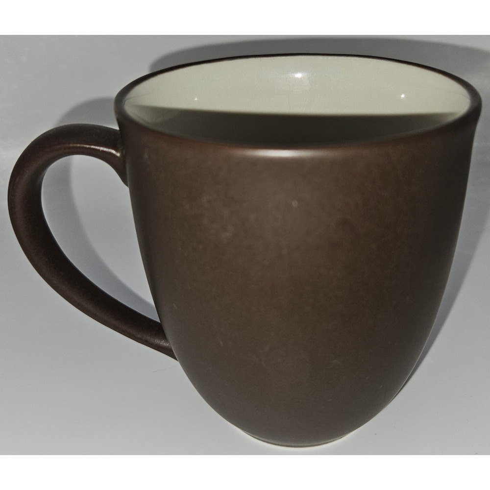 Noritake Colorwave Chocolate Mug Set of 4 Stoneware Brown Coffee Cups